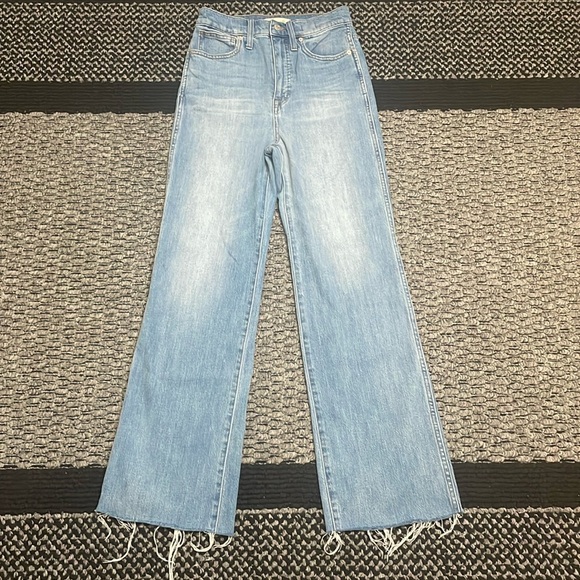 Madewell Jeans Women’s Size 27 11" High Rise Flare Classic Preppy Academia - Picture 1 of 10